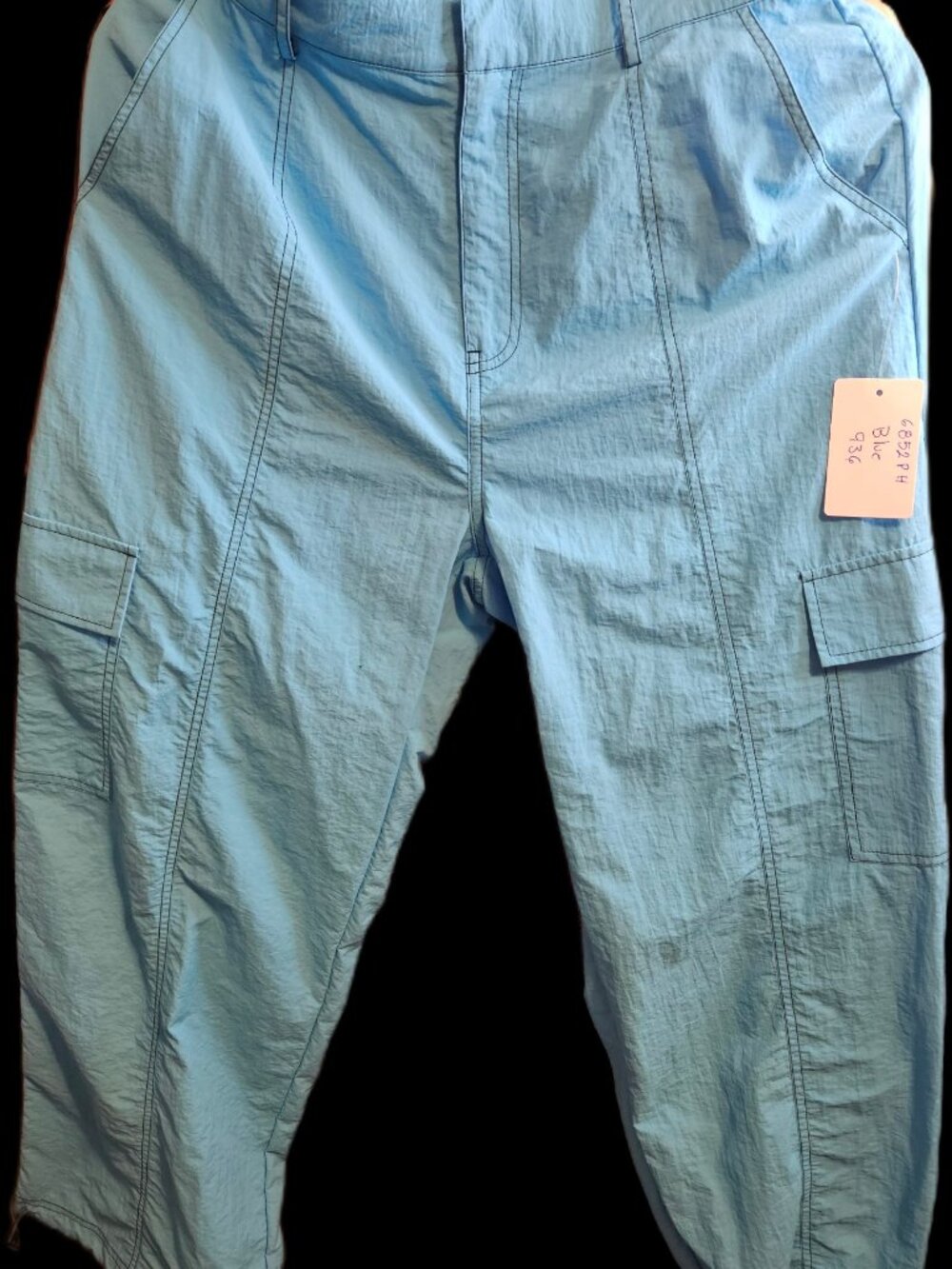 Size S Love Tree Lightweight Cargo Jogger Pants Light Blue NWT